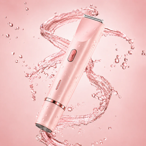 2-in-1 Women's Hair Remover and Trimmer in pink